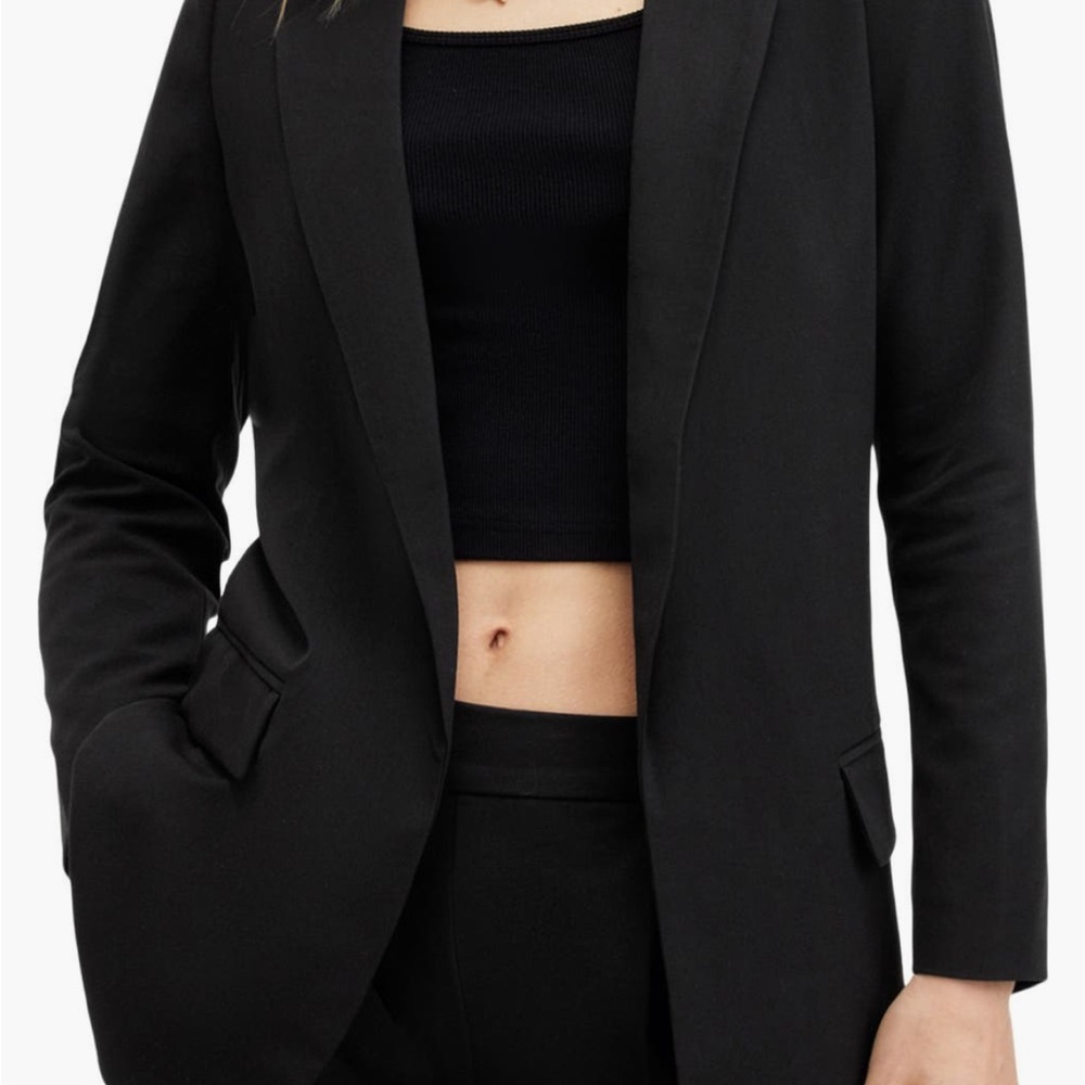 All Saints Classic Black Blazer